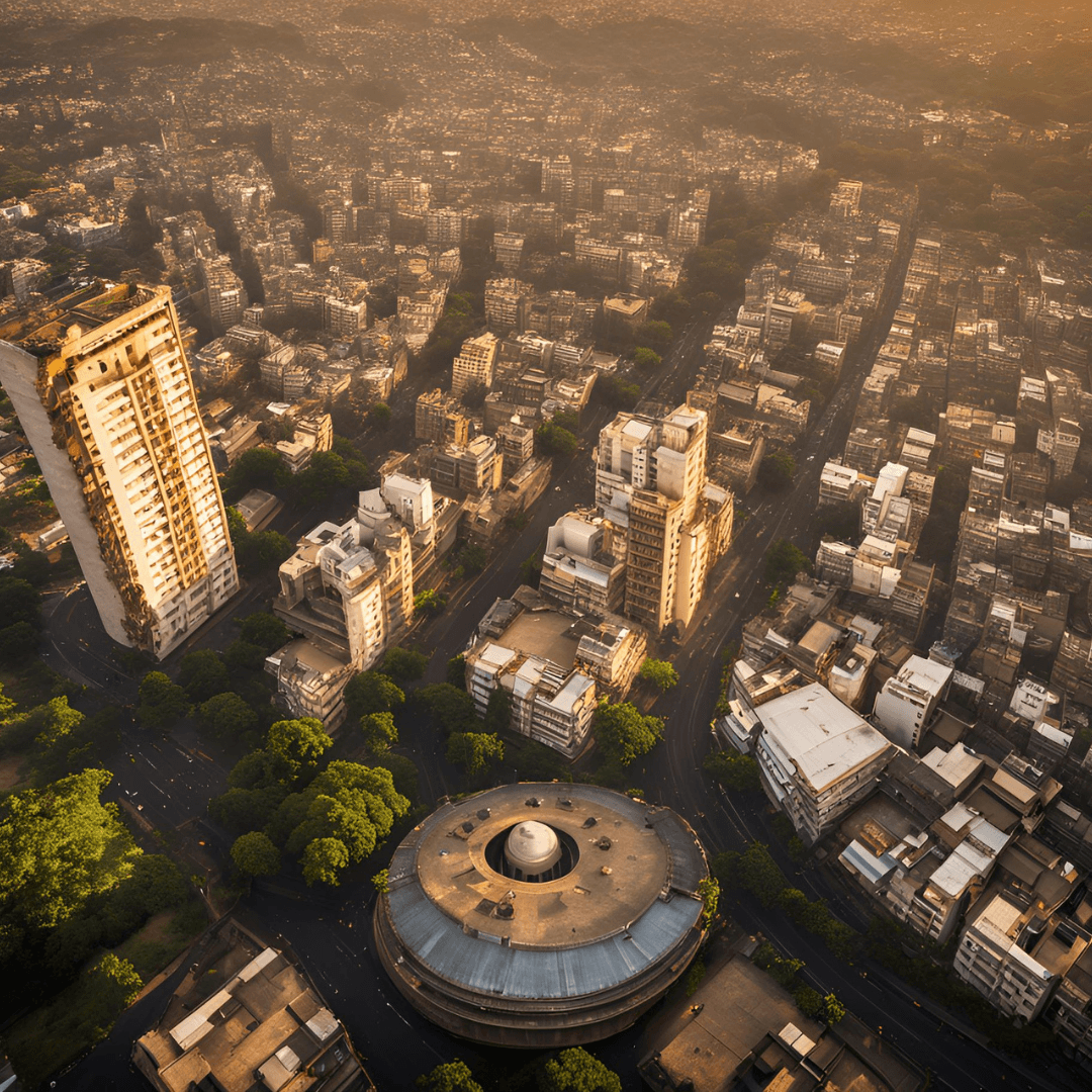Pune city view