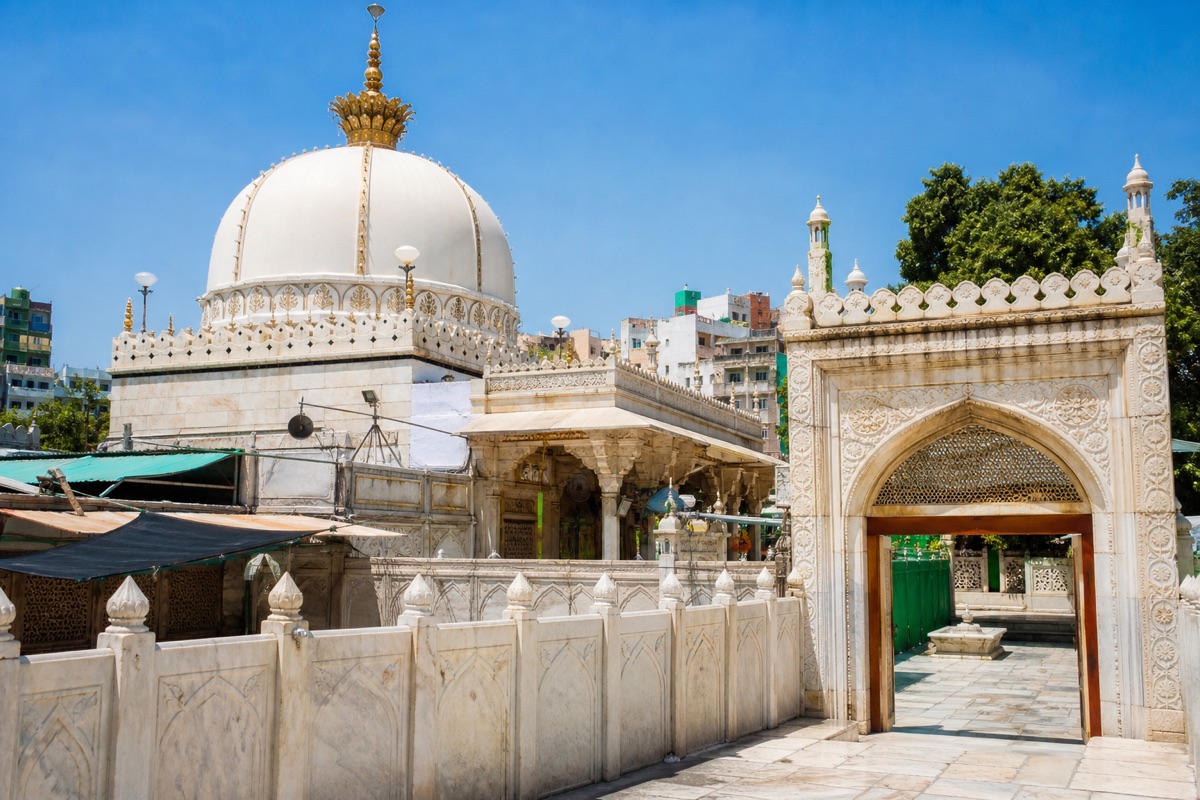 Ajmer Sharif Dargah white marble shrine